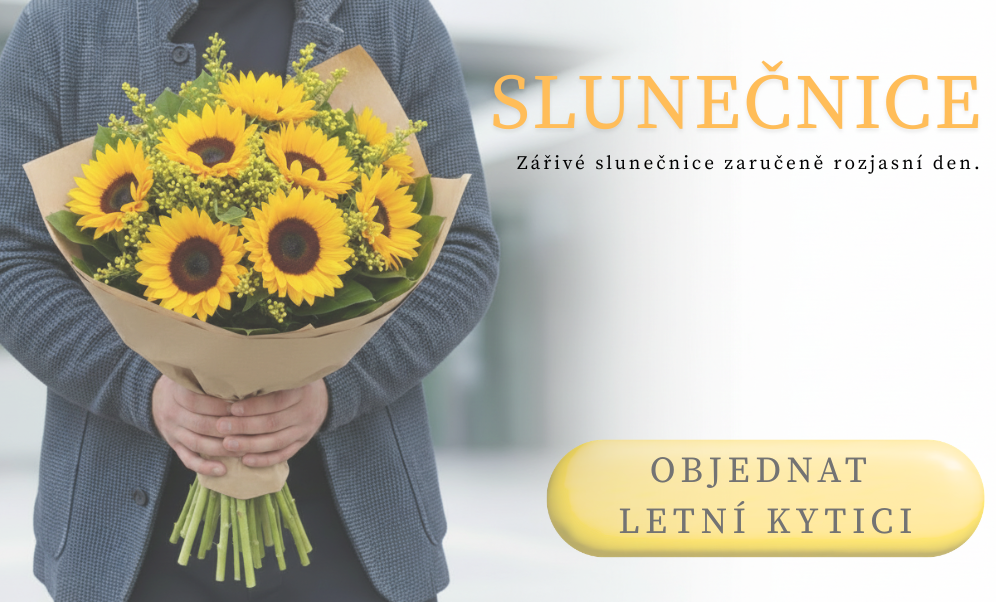 Slunečnice - kytice slunečnic