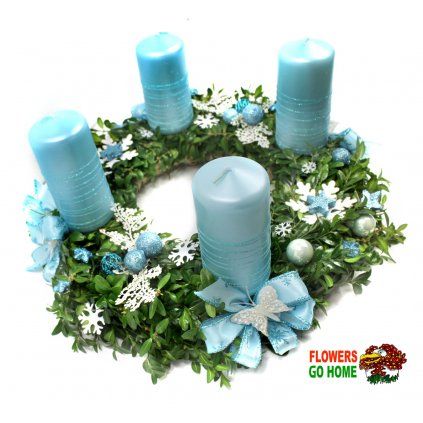 Adventní věnec buxus