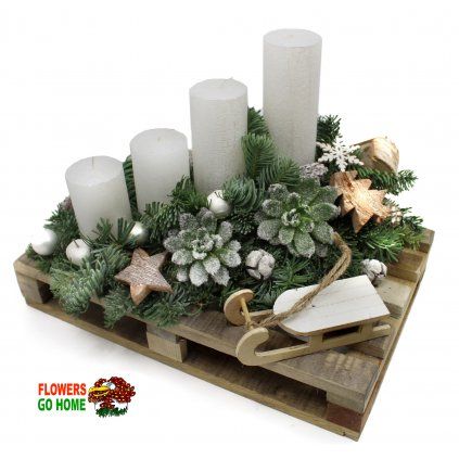 Adventní věnec europaleta