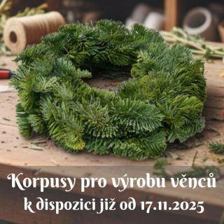 🎄 Připravte se na advent 🎄 Už od 17. listopadu 2025 na vás v naší kamenné prodejně budou čekat první čerstvé jedlové...